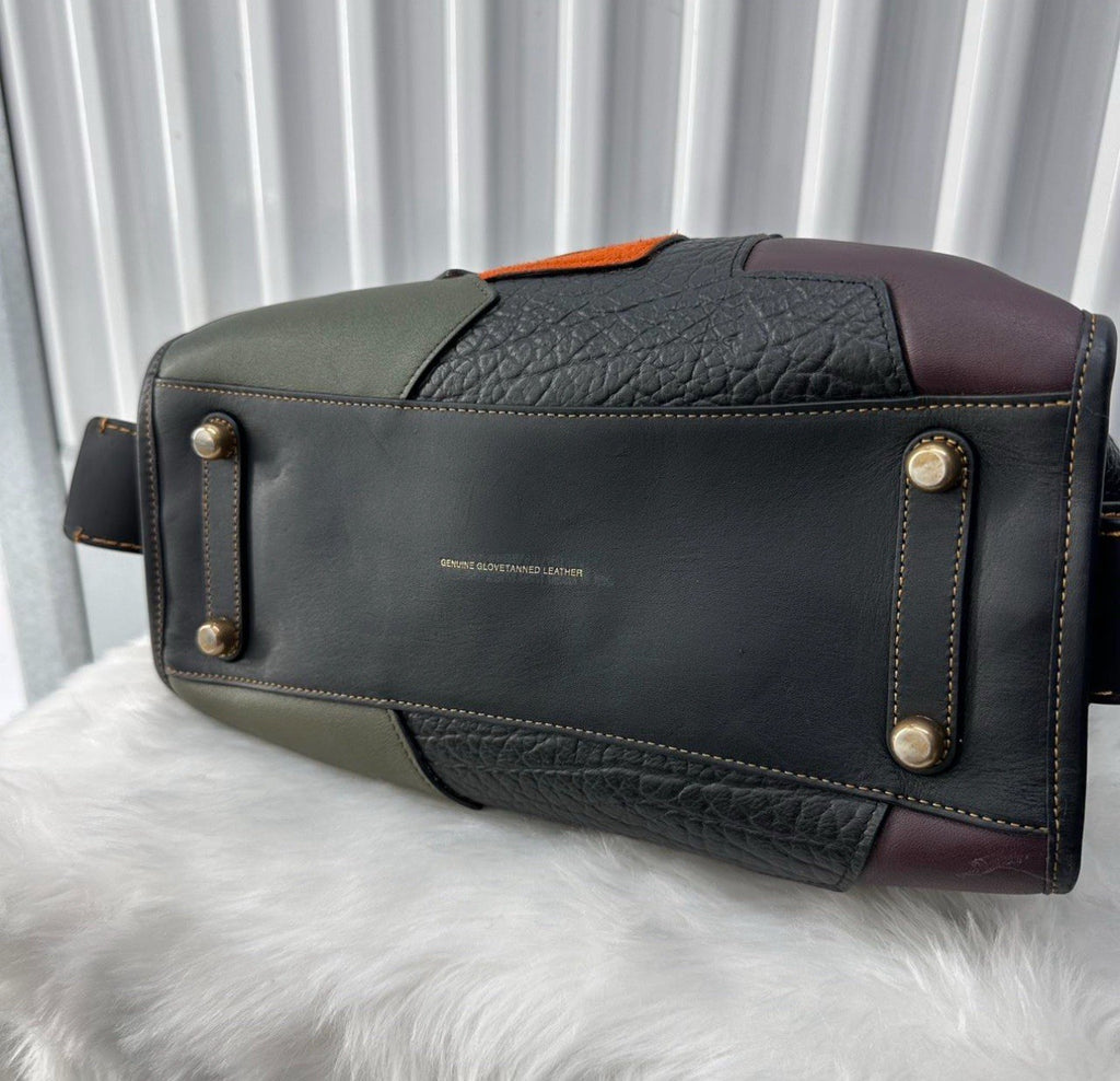 Coach Rogue Patchwork Leather Shoulder Bag