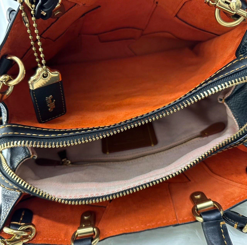 Coach Rogue Patchwork Leather Shoulder Bag